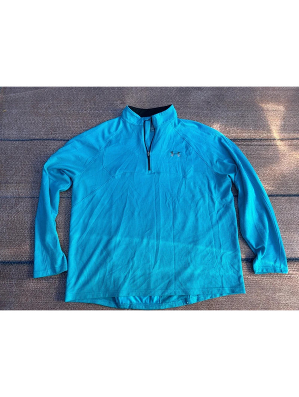 Men's Under armour quarter zip pullover XL blue